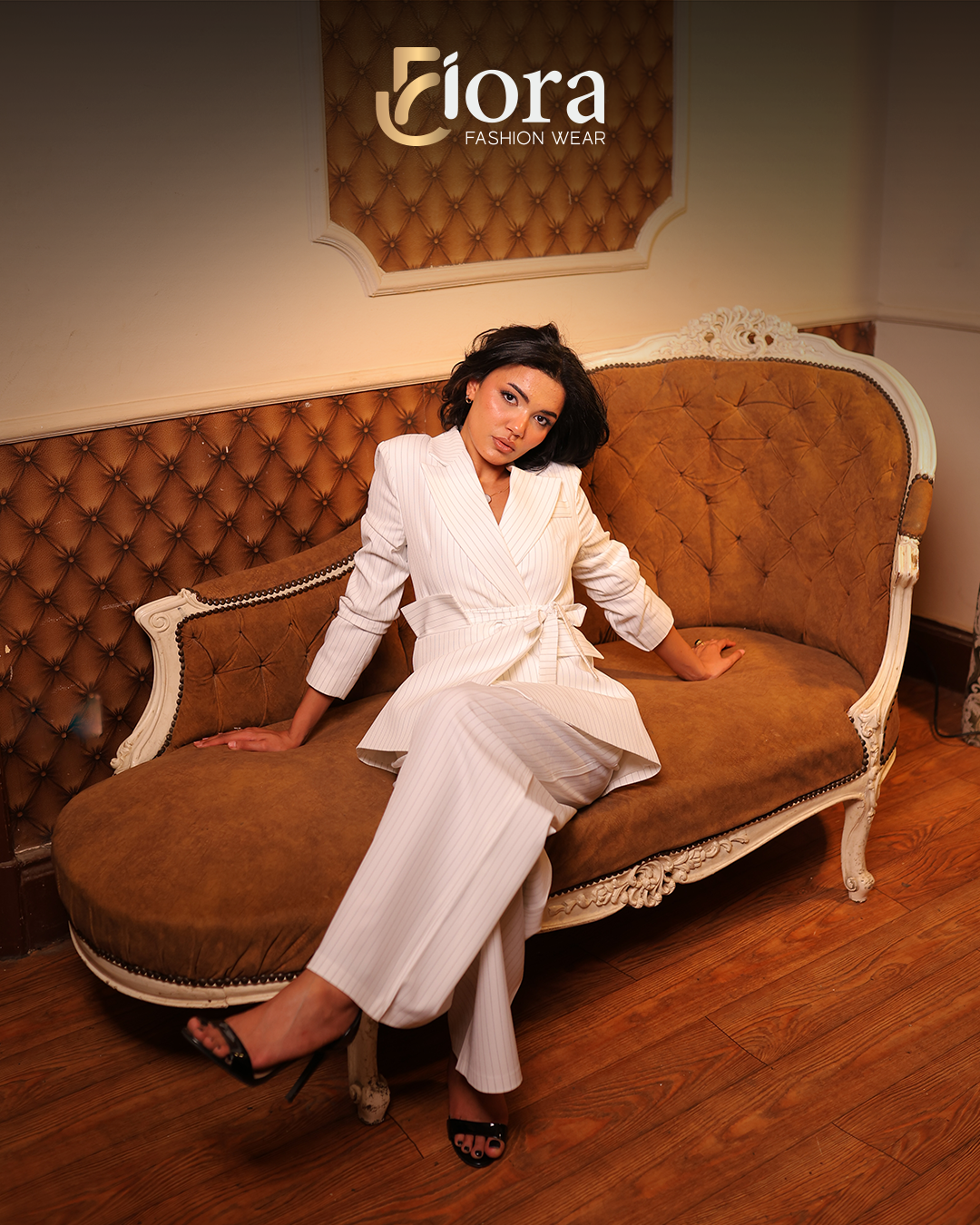 The Ivory Pinstripe - Full Suit